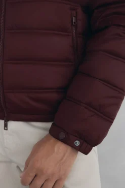 Pedro del Hierro Casacos|Sobretudos-Blusão acolchoado ultralight Bordeaux