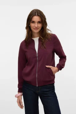 Vero Moda Sobretudos-Blusão bomber Roxo