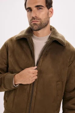 Jack & Jones Casacos-Blusão bomber clássica Castanho