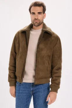 Jack & Jones Casacos-Blusão bomber clássica Castanho