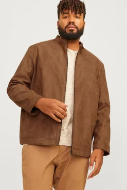 Jack & Jones PLUS Casacos-Blusão com efeito couro PLUS cru