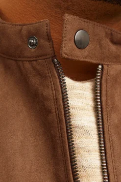 Jack & Jones PLUS Casacos-Blusão com efeito couro PLUS cru