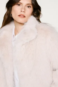 Selected Sobretudos|Casacos-Blusão com efeito de pele Tostado