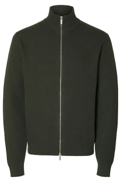 Selected Camisolas-Blusão com malha 100% algodão orgânico Verde