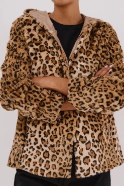 Cortefiel Sobretudos|Casacos-Blusão curto reversível efeito pelo Tostado