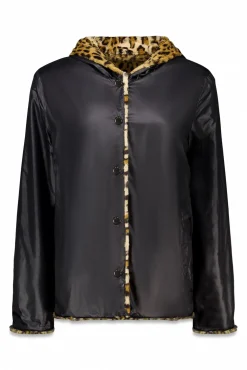 Cortefiel Sobretudos|Casacos-Blusão curto reversível efeito pelo Preto