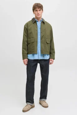 Jack & Jones Casacos-Blusão de corte regular Verde