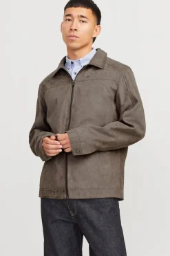 Jack & Jones Casacos-Blusão de corte regular cinzento