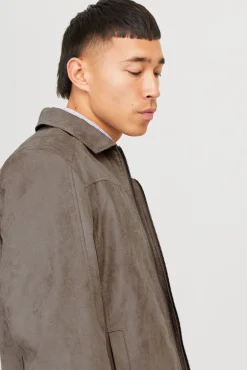 Jack & Jones Casacos-Blusão de corte regular cinzento