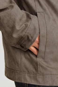 Jack & Jones Casacos-Blusão de corte regular cinzento