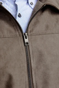 Jack & Jones Casacos-Blusão de corte regular cinzento