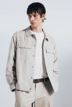 Springfield Casacos-Blusão efeito camurça cru