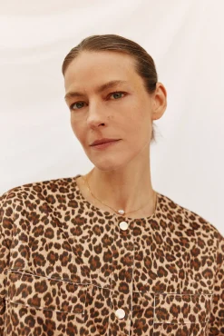 Cortefiel Sobretudos-Blusão efeito pele Multicolorido