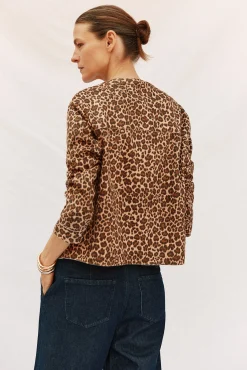 Cortefiel Sobretudos-Blusão efeito pele Multicolorido