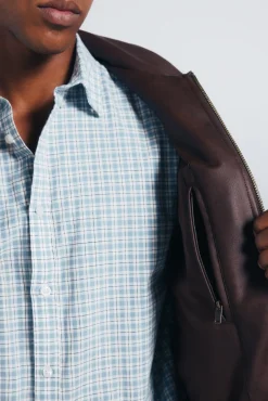 Springfield Casacos-Blusão efeito pele cru