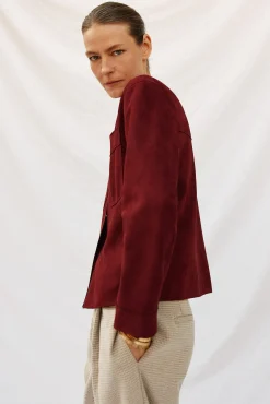 Cortefiel Sobretudos-Blusão efeito pele Granada