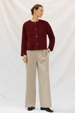 Cortefiel Sobretudos-Blusão efeito pele Granada