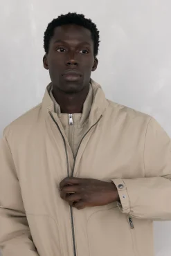 Pedro del Hierro Casacos|Sobretudos-Blusão forros desmontáveis Beige