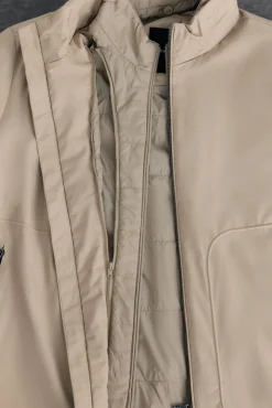 Pedro del Hierro Casacos|Sobretudos-Blusão forros desmontáveis Beige