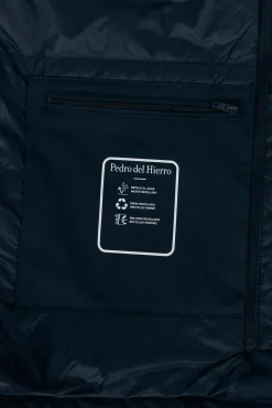 Pedro del Hierro Casacos|Sobretudos-Blusão forros desmontáveis Azul