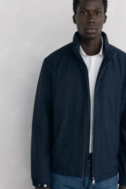 Pedro del Hierro Casacos|Sobretudos-Blusão forros desmontáveis Azul