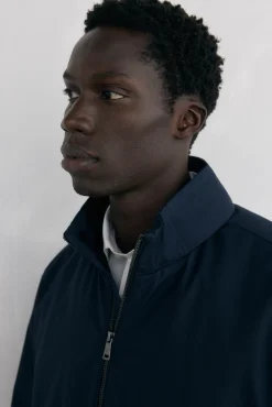 Pedro del Hierro Casacos|Sobretudos-Blusão forros desmontáveis Azul