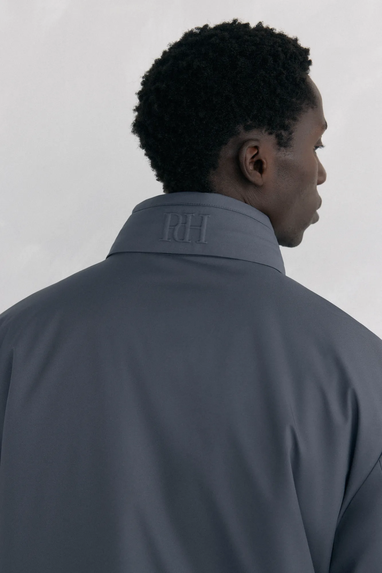 Pedro del Hierro Casacos|Sobretudos-Blusão forros desmontáveis Cizento