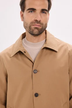 Jack & Jones Casacos-Blusão impermeável de corte regular Castanho