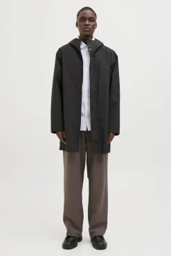 Jack & Jones Casacos-Blusão impermeável de corte regular Preto