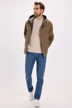 Jack & Jones Casacos-Blusão impermeável de corte regular Castanho