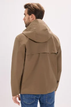 Jack & Jones Casacos-Blusão impermeável de corte regular Castanho