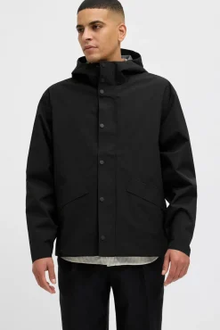 Jack & Jones Casacos-Blusão impermeável de corte regular Preto