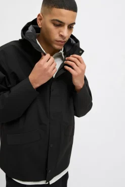 Jack & Jones Casacos-Blusão impermeável de corte regular Preto