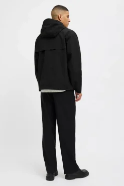 Jack & Jones Casacos-Blusão impermeável de corte regular Preto