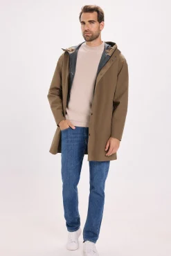 Jack & Jones Casacos-Blusão impermeável de corte regular Castanho