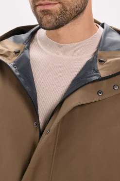 Jack & Jones Casacos-Blusão impermeável de corte regular Castanho