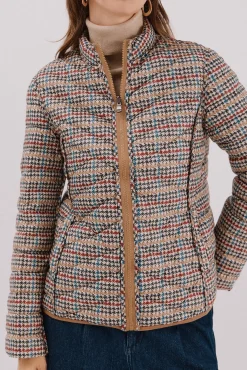 Cortefiel Sobretudos|Casacos-Blusão reversível de penas Tostado