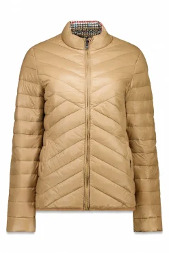 Cortefiel Sobretudos|Casacos-Blusão reversível de penas Tostado