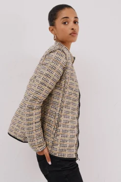 Cortefiel Sobretudos|Casacos-Blusão reversível de penas Preto