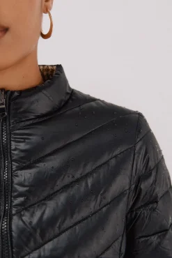 Cortefiel Sobretudos|Casacos-Blusão reversível de penas Preto