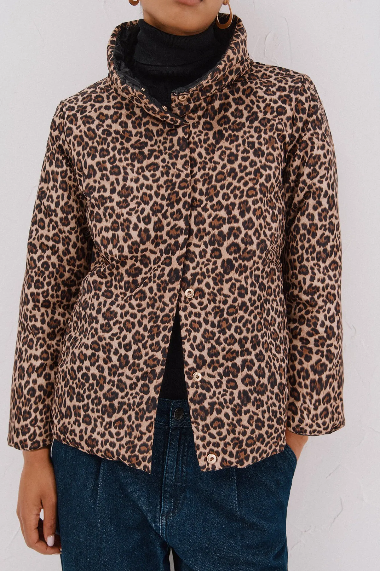 Cortefiel Sobretudos|Casacos-Blusão reversível thermolite® Preto