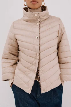 Cortefiel Sobretudos|Casacos-Blusão reversível thermolite® Ecru