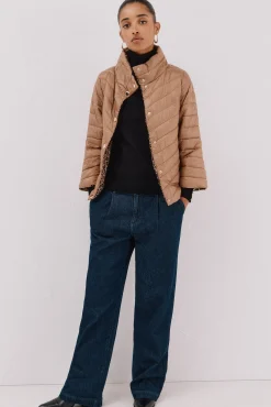 Cortefiel Casacos|Sobretudos-Blusão reversível thermolite® Tostado