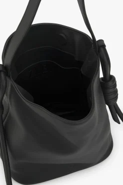 Zubi Malas-Bolsa bucket M de pele Preto
