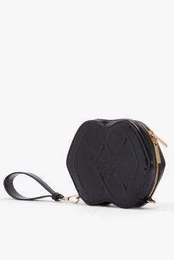 Cuplé Malas-Bolsa clutch com logo Preto