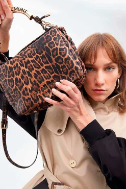 Lola Casademunt Malas-Bolsa crossbody icônica Castanho