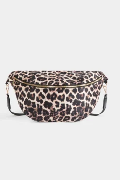 Morgan Malas-Bolsa de cintura com estampado de leopardo Multicolorido