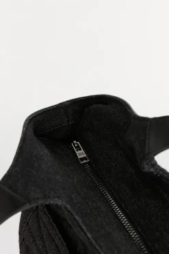 Pedro del Hierro Malas-Bolsa de compras acolchoada Cizento