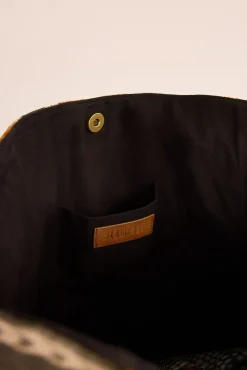 Slowlove Malas-Bolsa de compras jacquard marrom Multicolorido