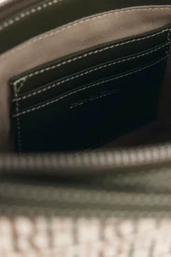 Pedro del Hierro Malas-Bolsa de ombro com monograma Verde